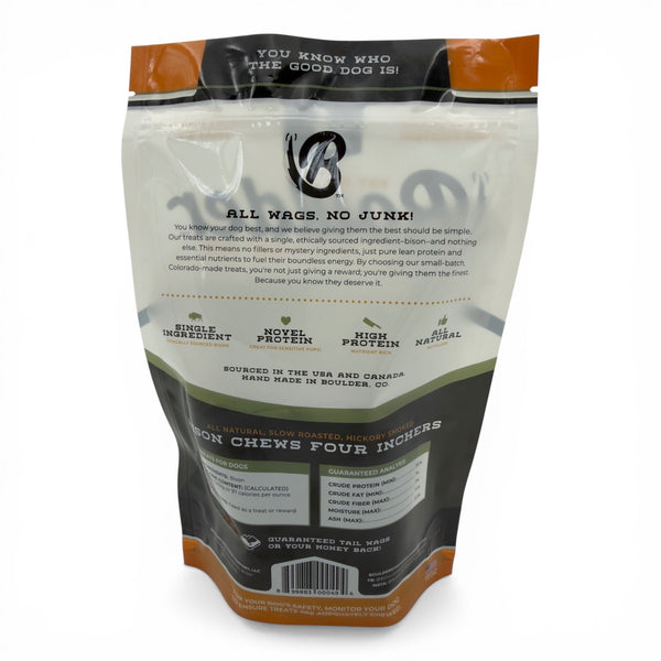 Bison Chews | Odor Free Novel Protein Bully Sticks