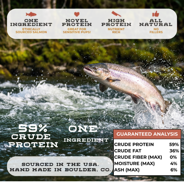 Wild-Caught Salmon Skins | Omega-3 for Skin & Coat Health