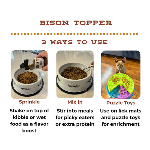 Bison Topper | Picky Eater Flavor Boost