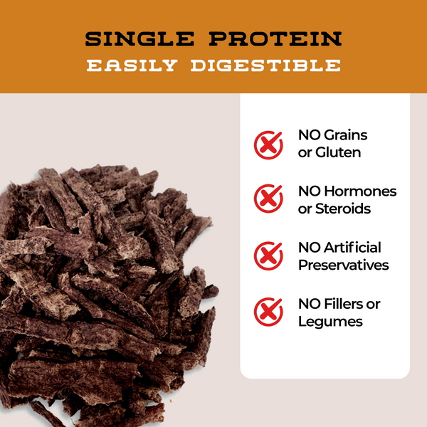 Bison Bits for Dogs | Only Two Ingredient High Protein Treats