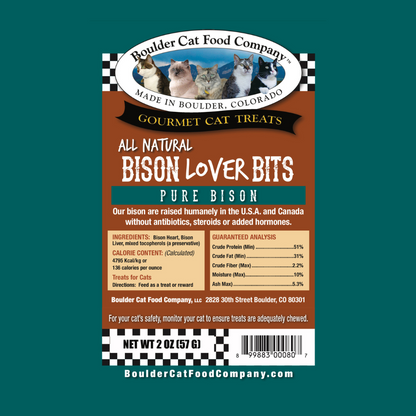 Bison Lover Bits for Cats (2 oz)