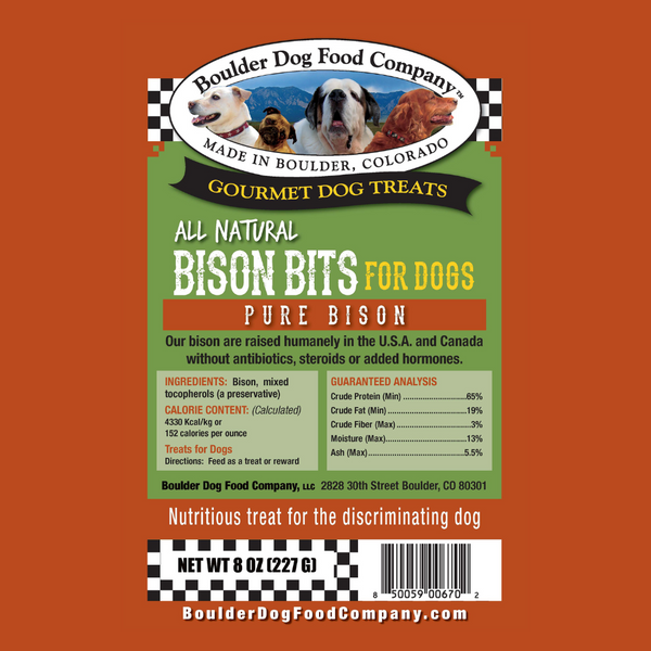 Bison Bits for Dogs